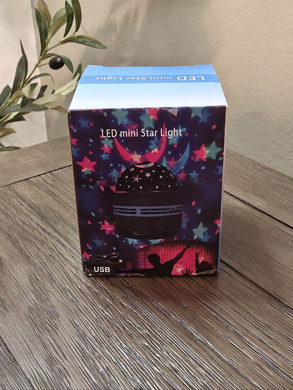 LED Mini Magic Ball Party Light - Black - Picture 4 of 5